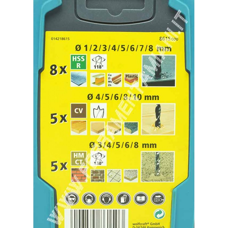 Muratura Set Punte Trapano Per Mattone Pietra 5 PC - Foto 7