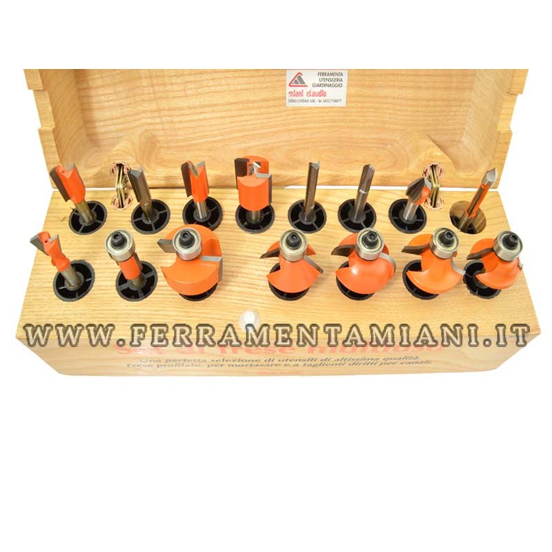 Set di 3 frese per porte | Pagin Utensili