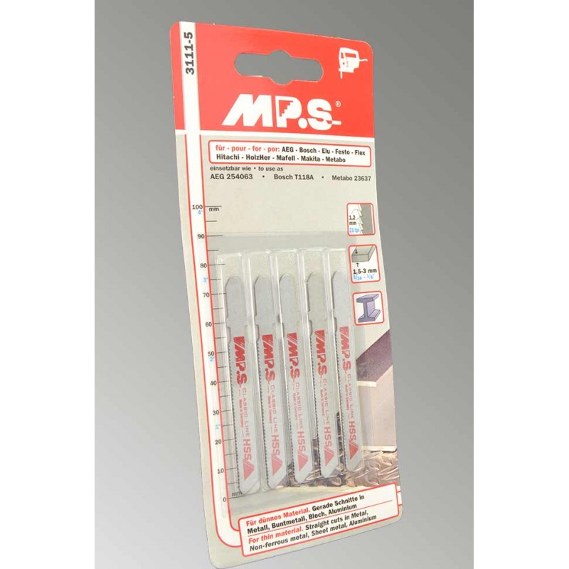 Set 5 Lame Seghetto Alternativo CMT - Per Legno E Plastica, TPI 8 - Foto 10