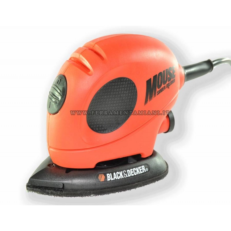 BLACK+DECKER KA161BC Ponceuse à Souris – Compacte + Accessoires – Idéale Détails & Coins