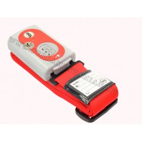 FASCIA DI SICUREZZA PER BAGAGLI ROSSA YALE