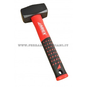 Club Lump Martello 1 Kg in acciaio temprato Testa & Manico in fibra di vetro 