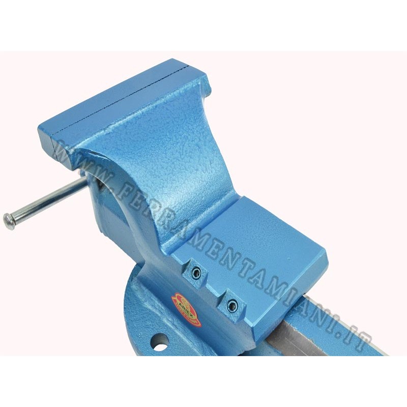 Morsa Da Banco 200mm - Ghisa, Apertura 200mm, Con Incudine, Per Lavori Pesanti - Foto 12