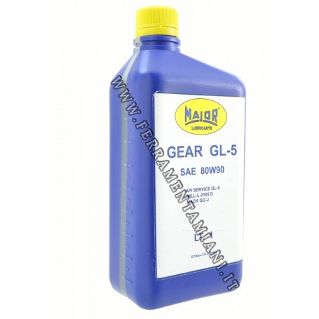 OLIO PER CAMBIO MAJOR GEAR GL-5 80 W 90 1 LT