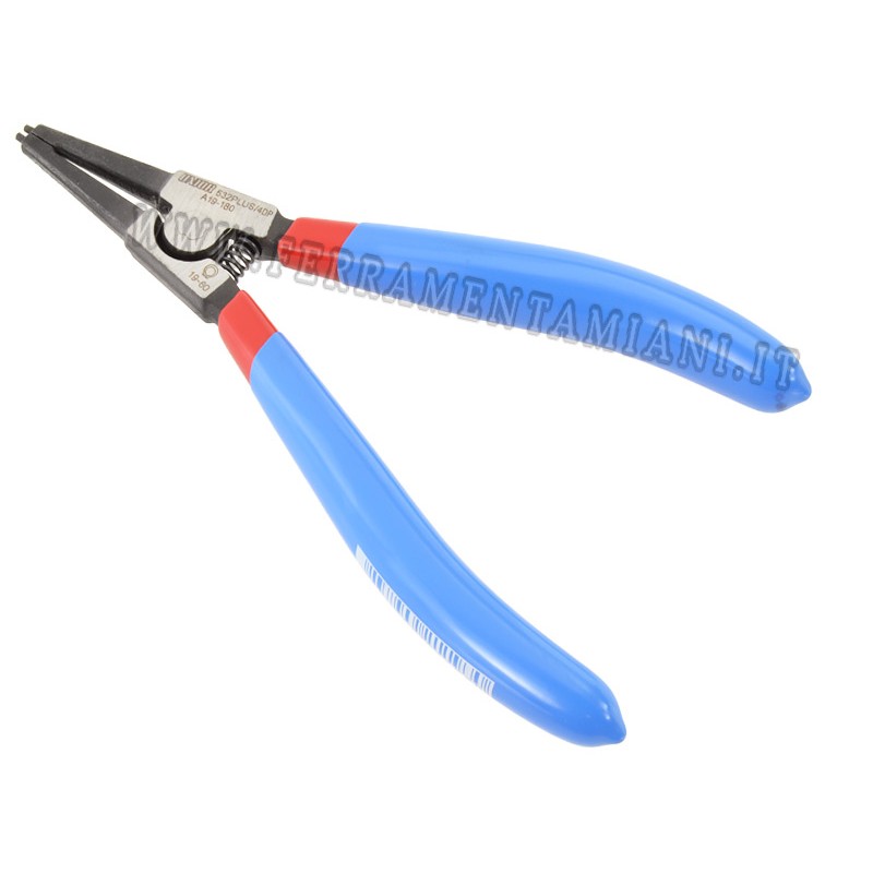 King Tony 68SB07 Pinza Per Anelli Elastici Esterni – 170 Mm, Beccucci A 90°