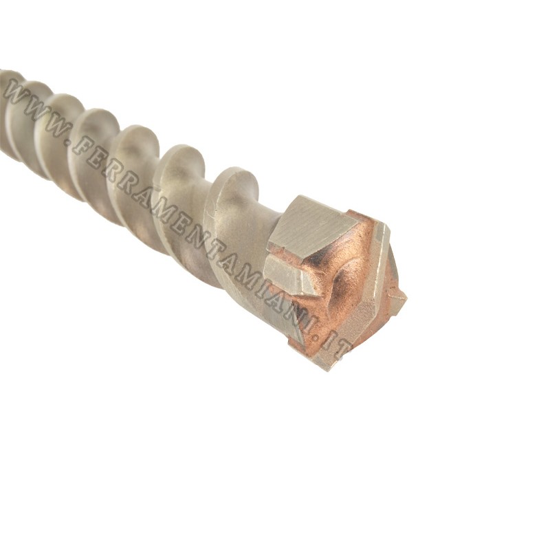 Punta Per Muro SDS Max Ø25mm X 80cm – Acciaio Con Denti Widia, Perfetta Per Cemento E Pietra