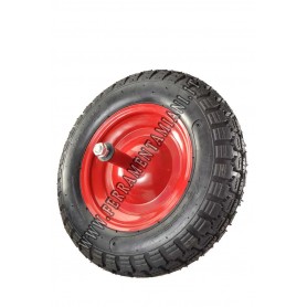 RUOTA PNEUMATICA PER CARRIOLA CERCHIO IN FERRO DIAMETRO 360 MM - ART. 095