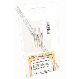 SET DI 5 PUNTE PER INCISORE A CALDO BRENN PETER MINI 5211