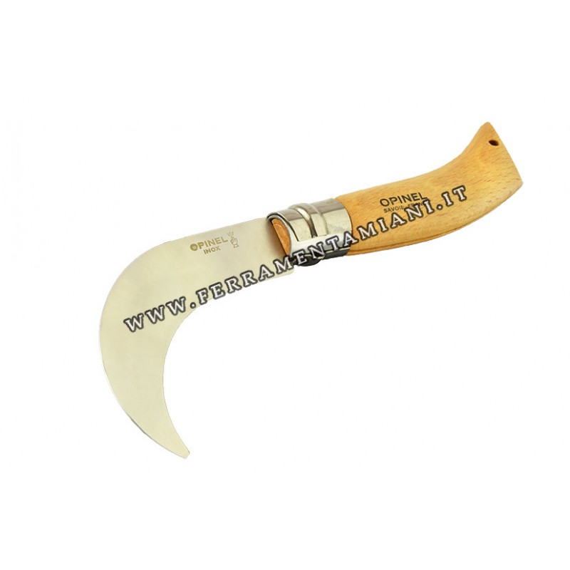 Couteau Opinel N.08 Jardin - Lame Inox Pointue De 8,5 Cm, Couteau De Poche Pliant Classique