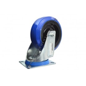 RUOTA PIENA 125 MM GIREVOLE ZINCATA RUINCAR A51210125040