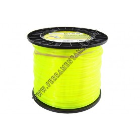 FILO PER DECESPUGLIATORE QUADRATO STRONG DA 3 MM BOBINA DA 190 MT