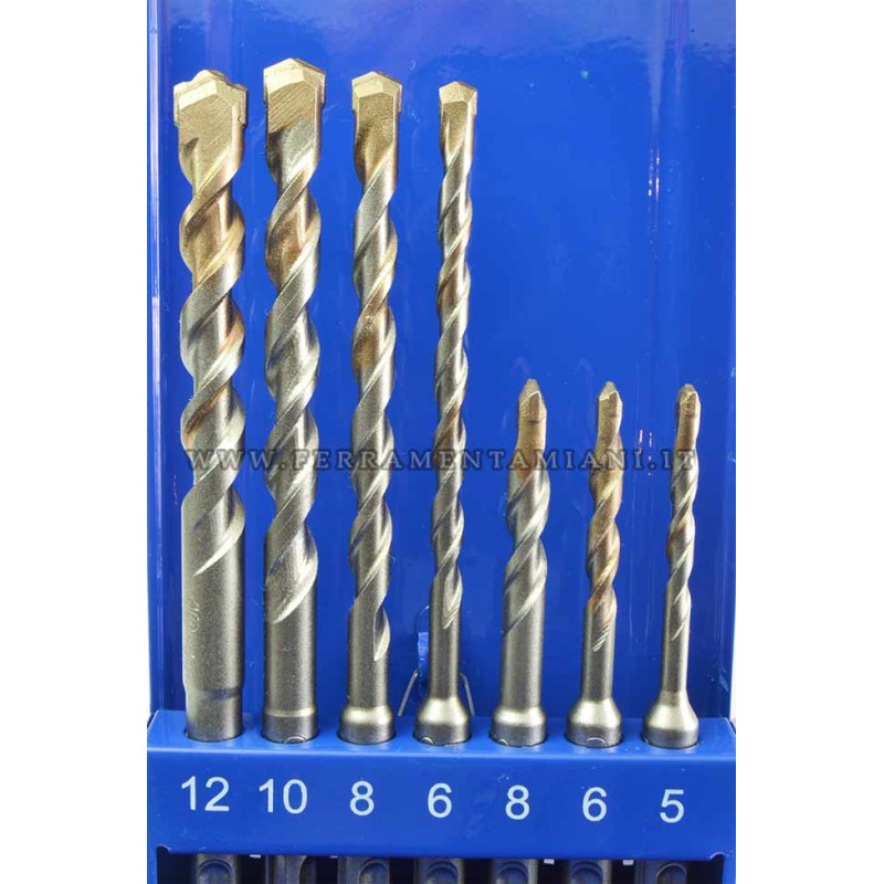 Set Di Punte Da Trapano SDS Plus 7 Pezzi, Punta - Foto 5