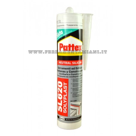 SILICONE TRASPARENTE PATTEX SL 620 300 ML ART. 1534716 NEUTRO 8794