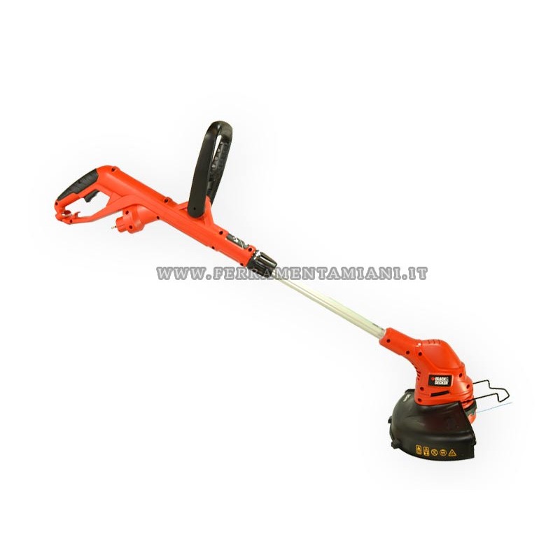 Tagliabordi BLACK+DECKER 300W Con Larghezza Di Taglio 23 Cm, Alimentazione Filo A Pressione, Doppia Impugnatura, 250W, Colore Rosso