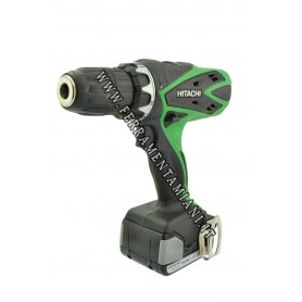TRAPANO-AVVITATORE-PROFESSIONALE-BATTERIA-LITIO-14.4V-HITACHI-DS14DSFL