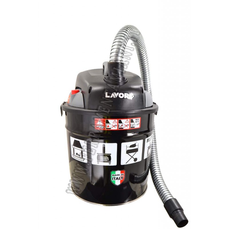 Bidone Aspiracenere LAVORWASH Ashley 900 LT - 18 Litri, Made In Italy