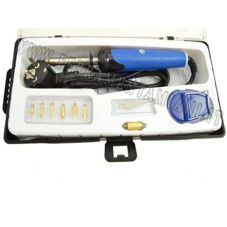 Kit Pirografo Professionale Kemper 1500PRO Con 7 Accessori - Due Livelli Di Potenza, Supporto Regolabile, Per Incisione E Decorazione