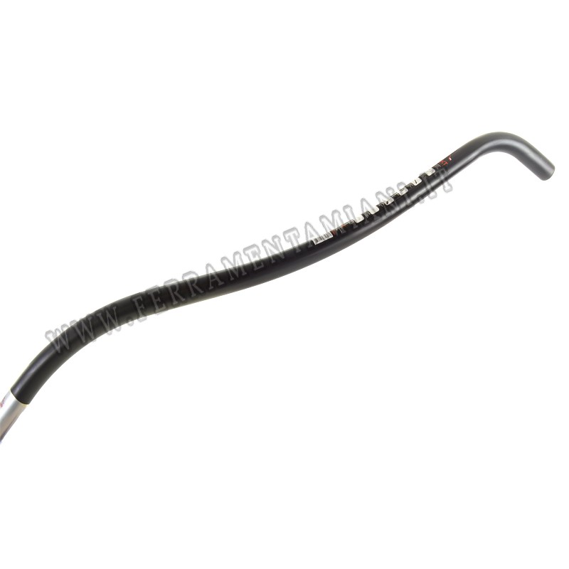 Pala Da Neve SHW-FIRE In Alluminio - Larghezza 50 Cm, Manico 140 Cm, Bordo Sostituibile, Impugnatura A D, Made In Germany