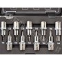 ASSORTIMENTO PROFESSIONALE INSERTI TORX A BUSSOLA 1/2” DA 55 MM T20-T60 NEO ART. 08707