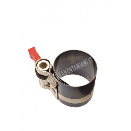 Dunnet Tools Compressore Fascia Elastica Per Pistone – Regolabile Da 75 A 175 Mm, In Acciaio Inox, Per Riparazione Moto E Auto