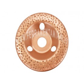 DISCO ABRASIVO CON BORDI TONDI DA 125 MM GR 14 AL CARBURO TUNGSTENO CARBIDE