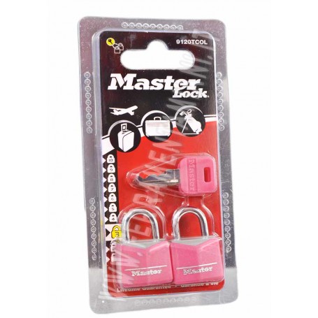 LUCCHETTO PER VALIGIA DA 20 MM ARCO IN ACCIAIO MASTER LOCK ART. 9120TCOL