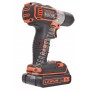 TRAPANO AVVITATORE 18V CON 2 BATTERIE AL LITIO MOD. ASD184KB BLACK & DECKER