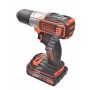 TRAPANO AVVITATORE 18V CON 2 BATTERIE AL LITIO MOD. ASD184KB BLACK & DECKER