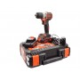 TRAPANO AVVITATORE 18V CON 2 BATTERIE AL LITIO MOD. ASD184KB BLACK & DECKER