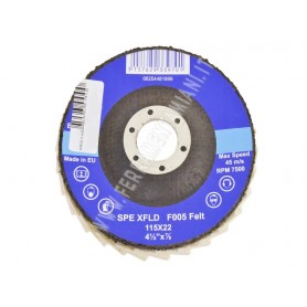 DISCO LAMELLARE IN FELTRO PER LUCIDARE 115x22 MM ART. 66254481899 NORTON
