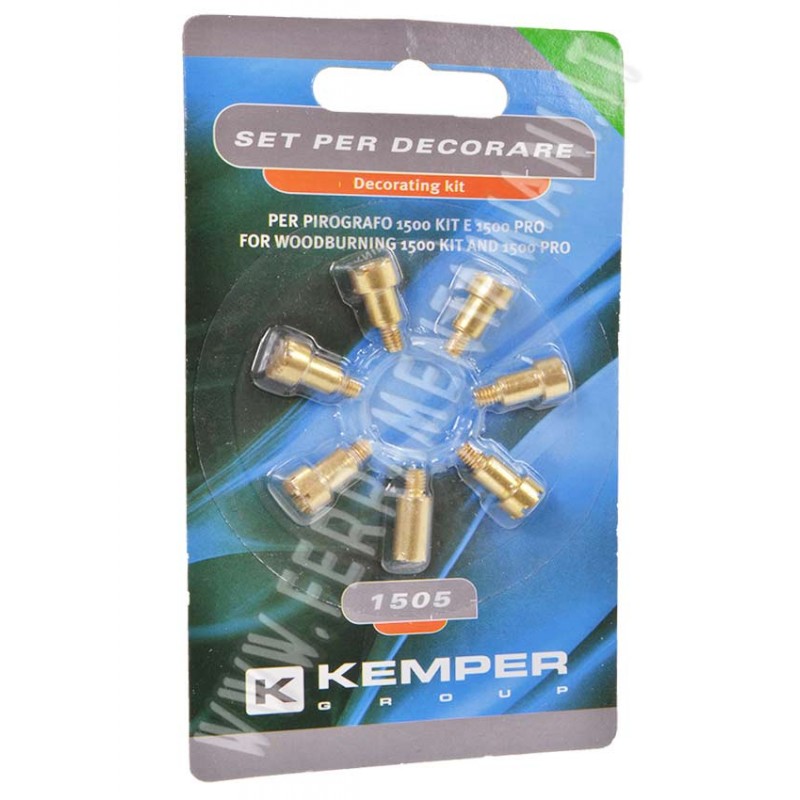 Kemper 1505 Set Accessori per Decorare con Pirografo 
