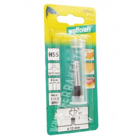 SVASATORE IN HSS Ø 12 MM GAMBO DA 8 MM WOLFCRAFT ART. 2505000