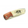 COLTELLO TASCABILE MANICO LEGNO PLASTICA AUSONIA ART. 26546