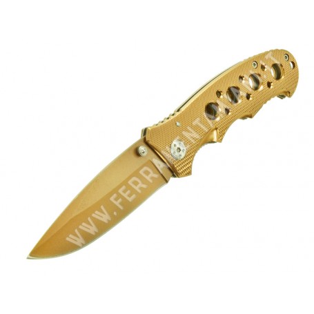 COLTELLO SPORTIVO TASCABILE MANICO IN AL LUMINIO AUSONIA ART. 26346