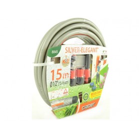 TUBO DA 15 MT PER IRRIGAZIONE + RACCORDI SILVER ELEGANT ½" CLABER ART. 8845