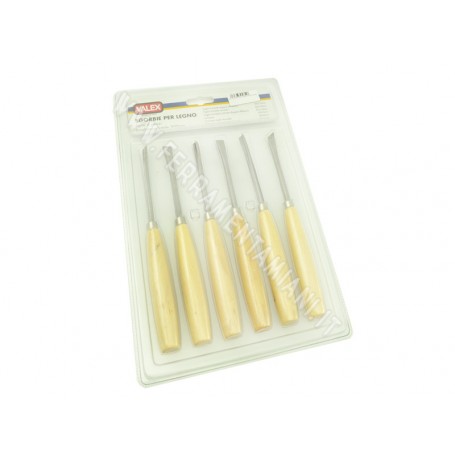 SGORBIE PER LEGNO SERIE 6 PZ