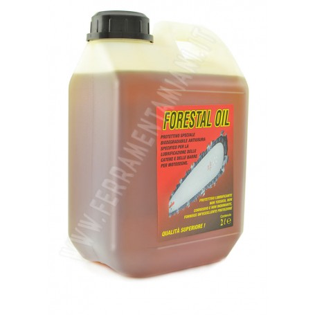 OLIO PER CATENA MOTOSEGA LT. 5 FORESTAL OIL PROFESSIONALE