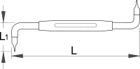 CACCIAVITE PIEGATO PER VITI A TAGLIO 1,0 x 5,5 MOD. 637SL UNIOR ART. 618775